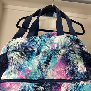 Ivivva Blue and Pink Artistic Tote Bag